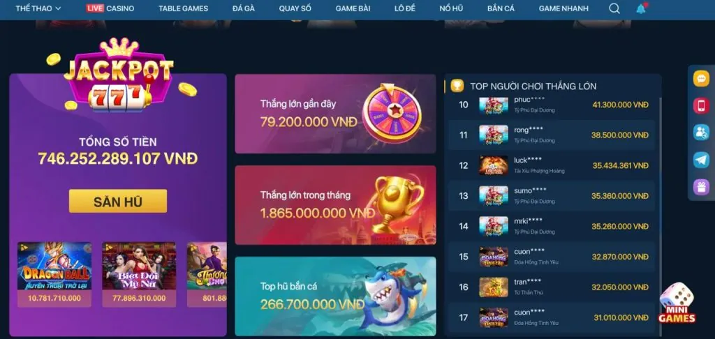 Giao diện chơi game f88 bắn cá